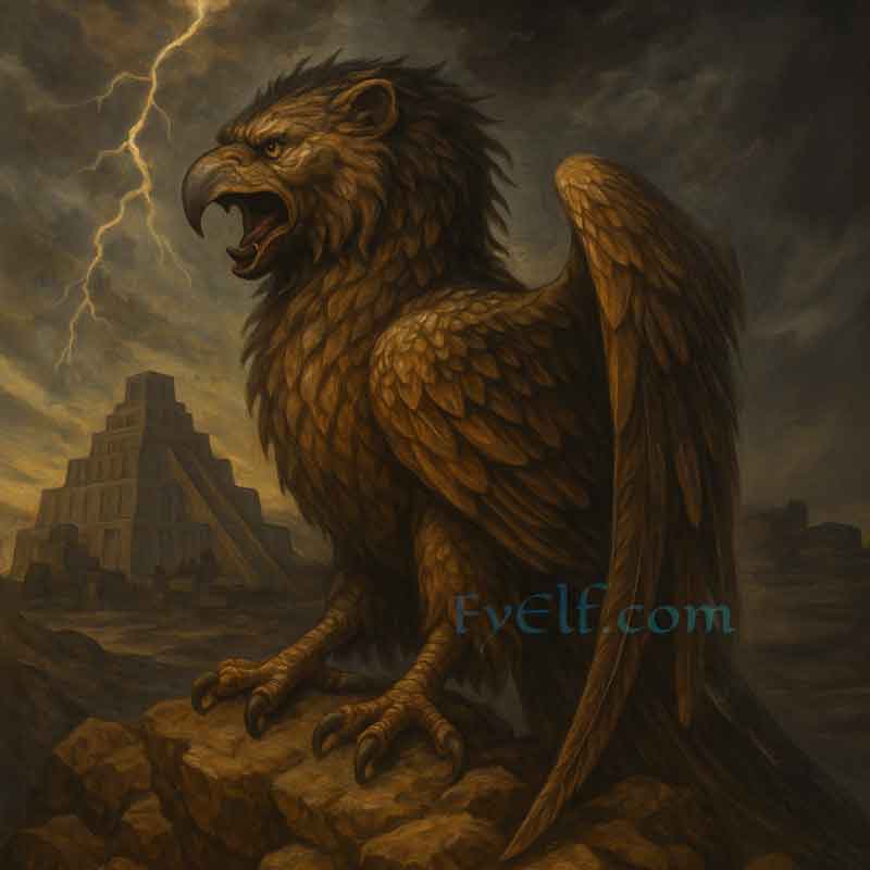 Anzu Bird: The Lion-Headed Eagle of Mesopotamian Mythology