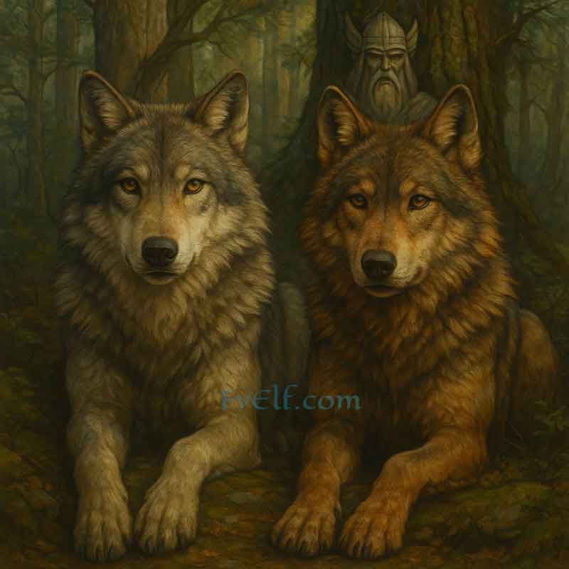 Geri and Freki: The Wolves of Odin in Norse Mythology
