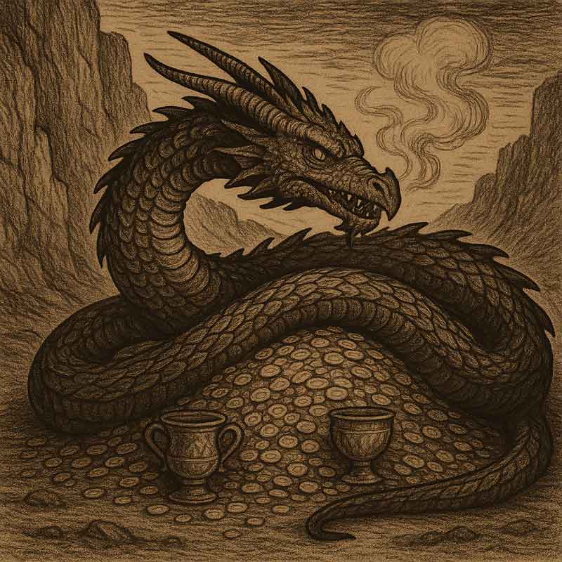 The Dragon Fafnir: Norse Mythology’s Greedy Dwarf Turned Monster